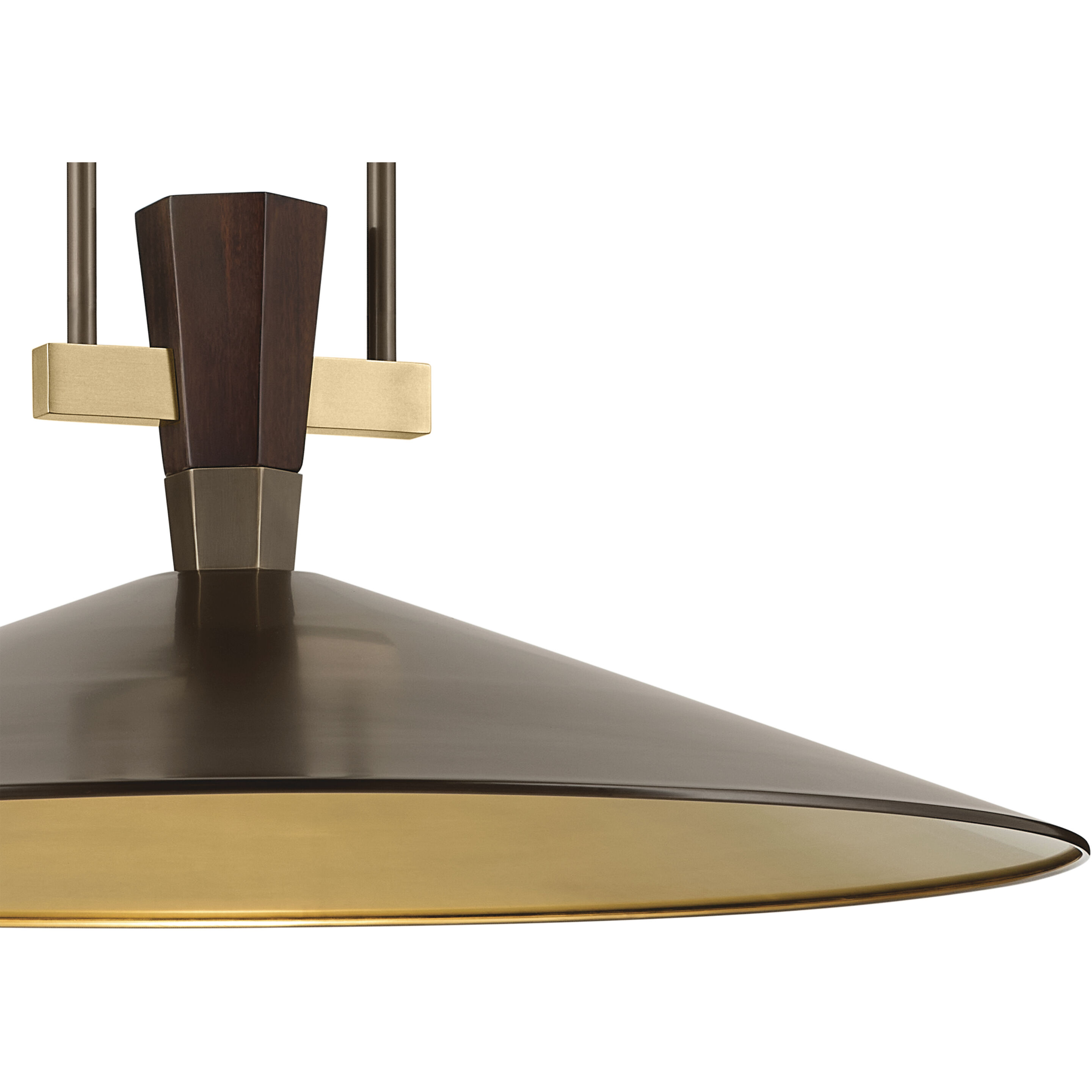 Tenon LED Lacquered Bronze Pendant Ceiling Light