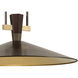 Tenon LED Lacquered Bronze Pendant Ceiling Light
