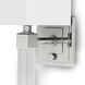 Metro 1 Light 6 inch Polished Nickel Wall Sconce Wall Light