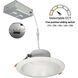 Theia Matte Powder White Recessed, Selectable CCT