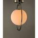 Revolution 1 Light 13 inch Polished Nickel Flush Mount Ceiling Light