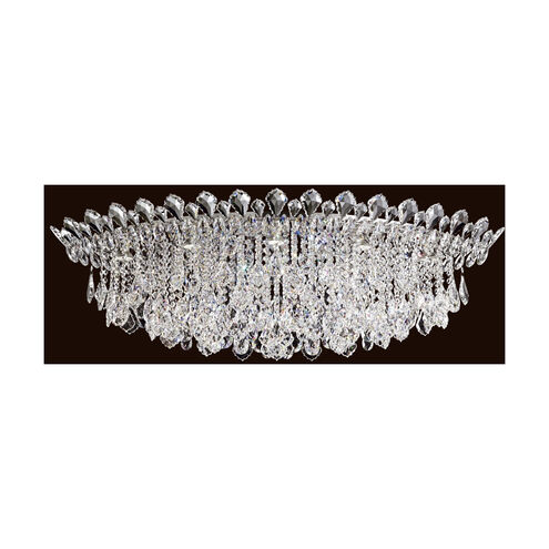 Trilliane Strands 8 Light 25 inch Polished Stainless Steel Flush Mount Ceiling Light in Heritage