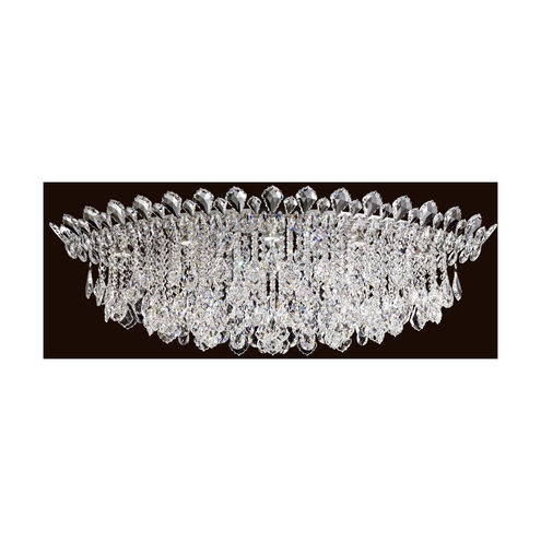 Trilliane Strands 8 Light 25 inch Stainless Steel Flush Mount Ceiling Light in Trilliane Strands Spectra