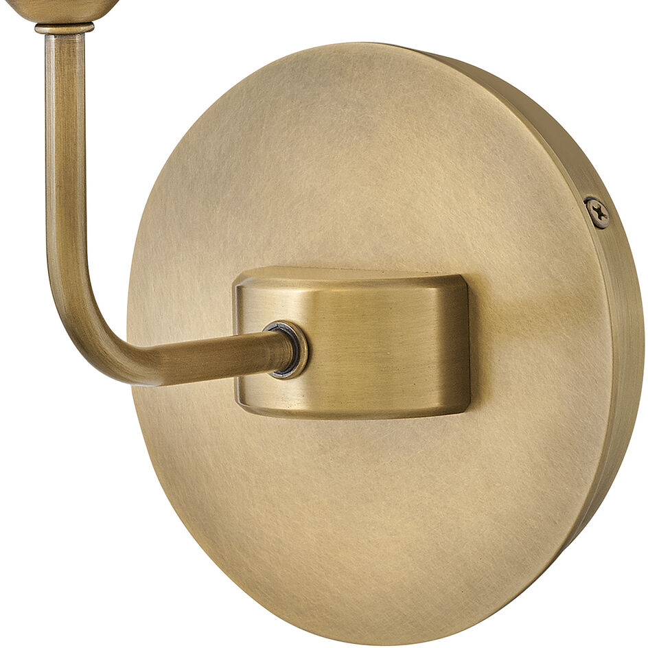 Lewis 5.5 inch Heritage Brass Indoor Wall Sconce Wall Light