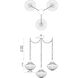 Alora Mood Farrah 3 Light 11.88 inch Brushed Gold Multi Pendant Ceiling Light