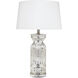 Isla 25 inch 150 watt Silver Mercury Glass Table Lamp Portable Light