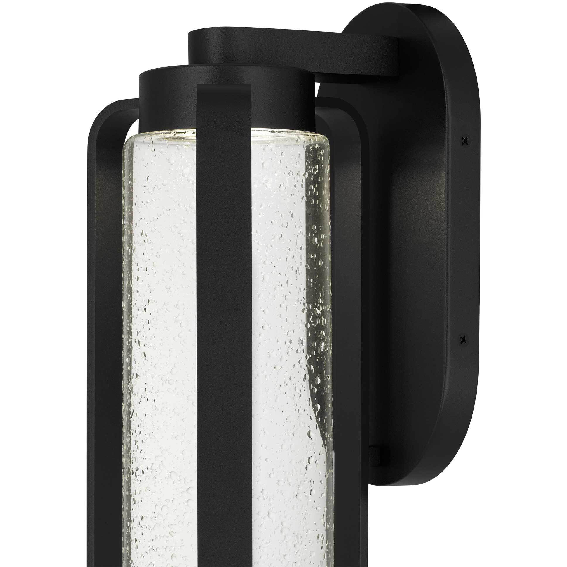 Clover LED 15.5 inch Sand Black Outdoor Wall Sconce