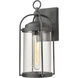 Catalonia 1 Light 14 inch Distressed Zinc Outdoor Sconce