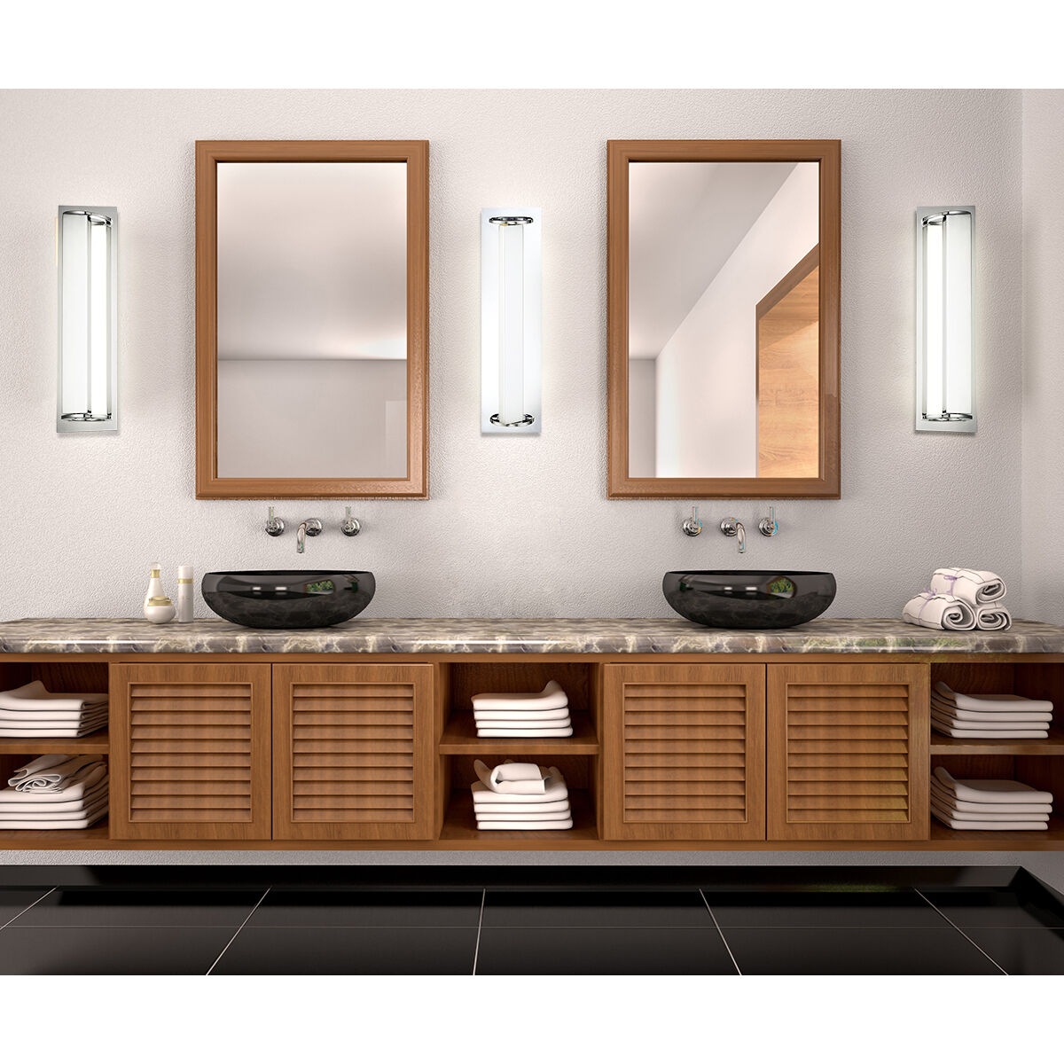 Viola LED 10 inch Chrome Wall Sconce Wall Light, Small