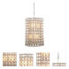 Prado 6 Light 20 inch Oxidized Silver Leaf Foyer Pendant Ceiling Light
