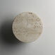 Discus LED 7.25 inch Travertine and Antique Bronze ADA Wall Sconce Wall Light