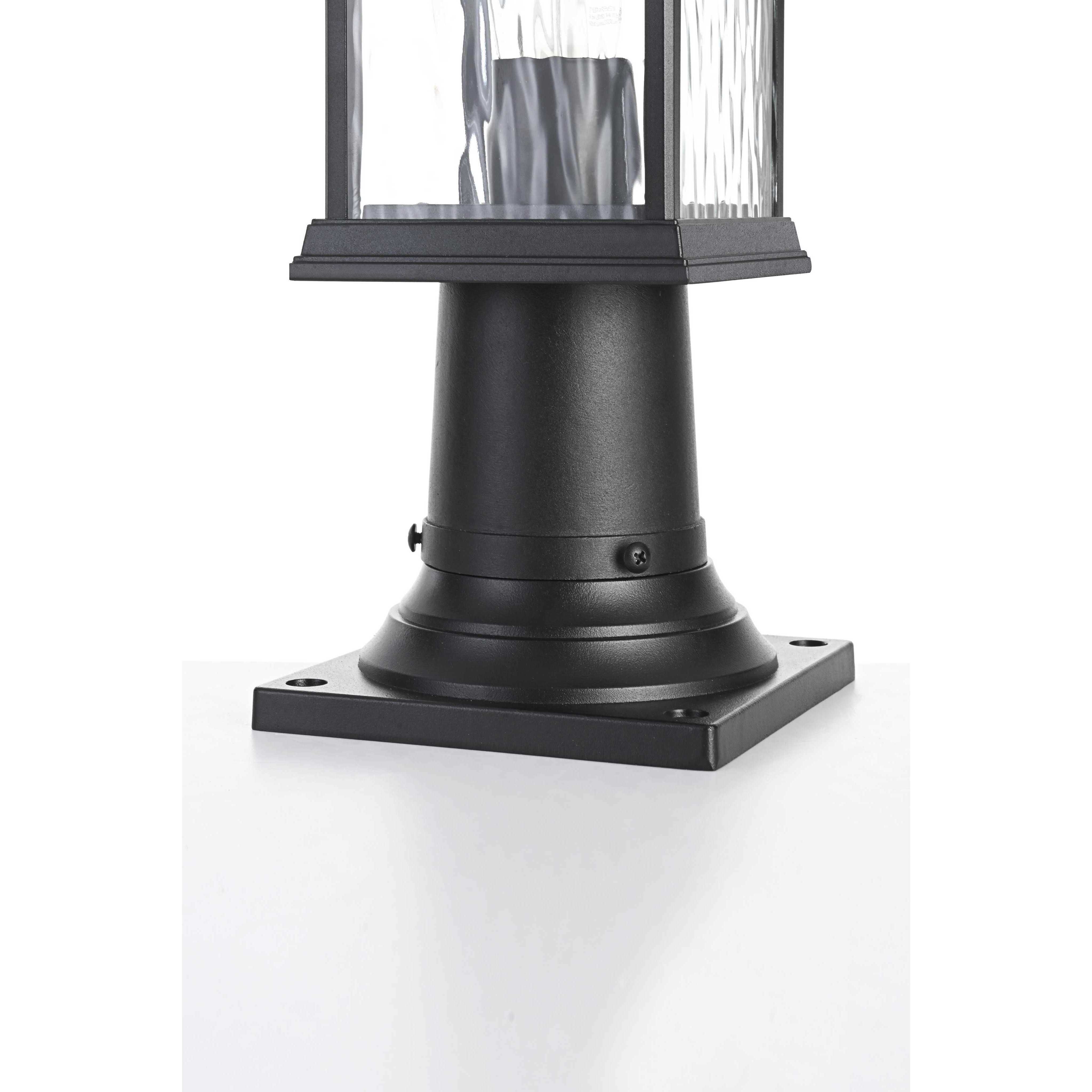 Mascher 1 Light 14 inch Black Outdoor Post Light