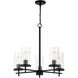 Haisley 5 Light 24 inch Coal Chandelier Ceiling Light