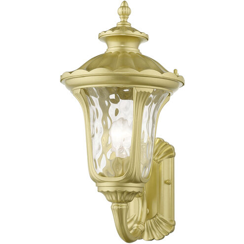 Oxford 1 Light 18.25 inch Soft Gold Outdoor Wall Lantern, Medium