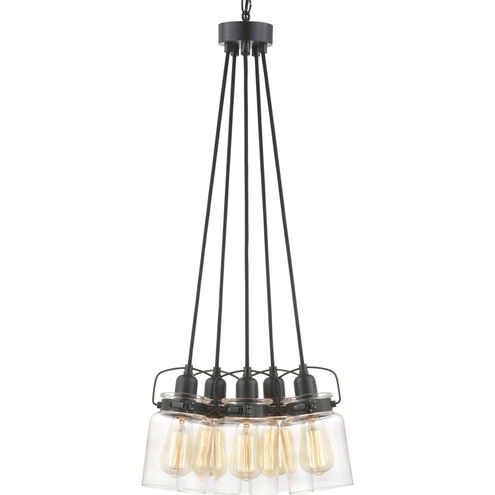 Calhoun 5 Light 29 inch Antique Bronze Chandelier Ceiling Light