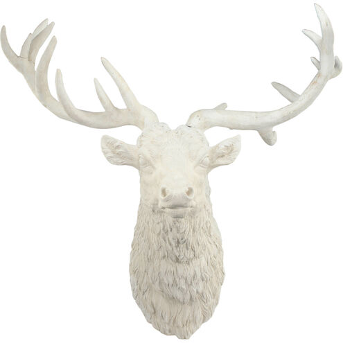 Darby Aged White Décor Accent