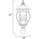 Crown Hill 4 Light 27 inch Black Outdoor Pole/Post Mount