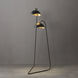 Luna Bella 60 inch 14 watt Matte Black Floor Lamp Portable Light