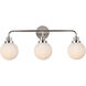 Hanson 3 Light 28 inch Polish Nickel Bath Sconce Wall Light