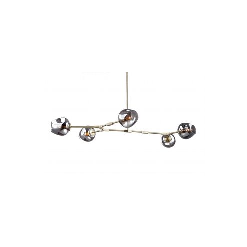 Canada 5 Light 24 inch Black Chandelier Ceiling Light