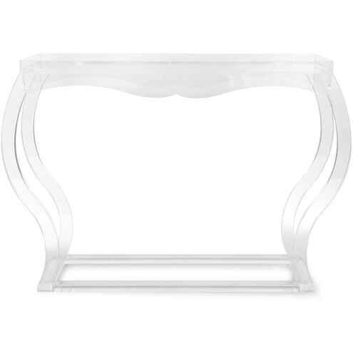 Olivia 48 inch Clear Console Table