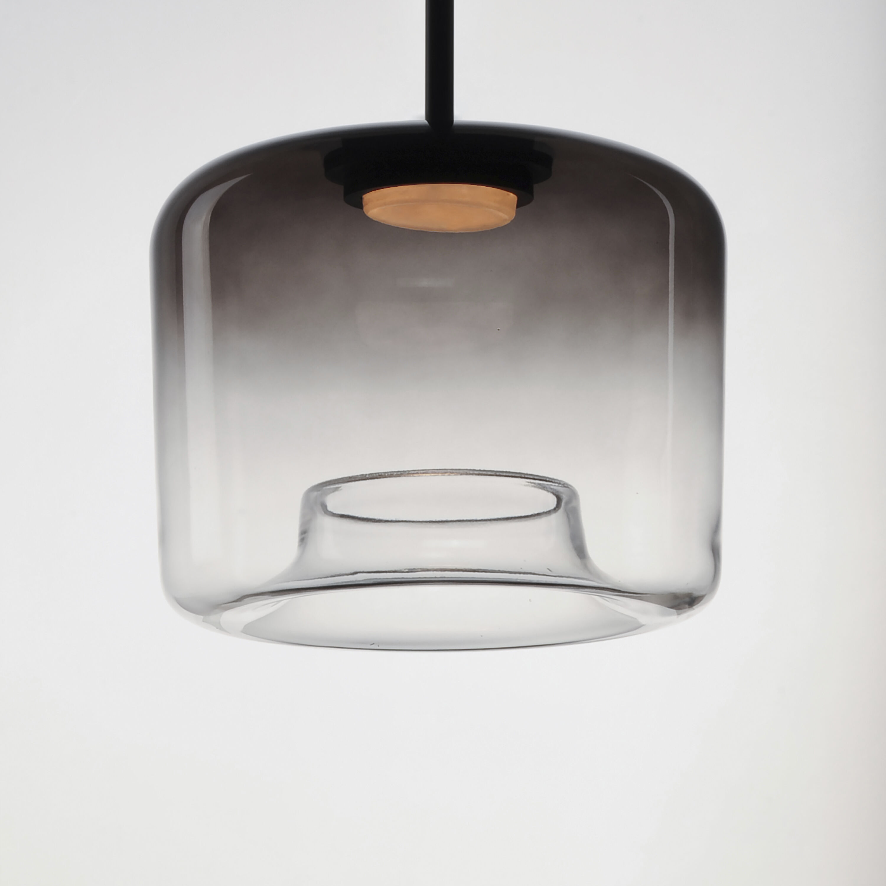 Bombona LED 12 inch Black Single Pendant Ceiling Light