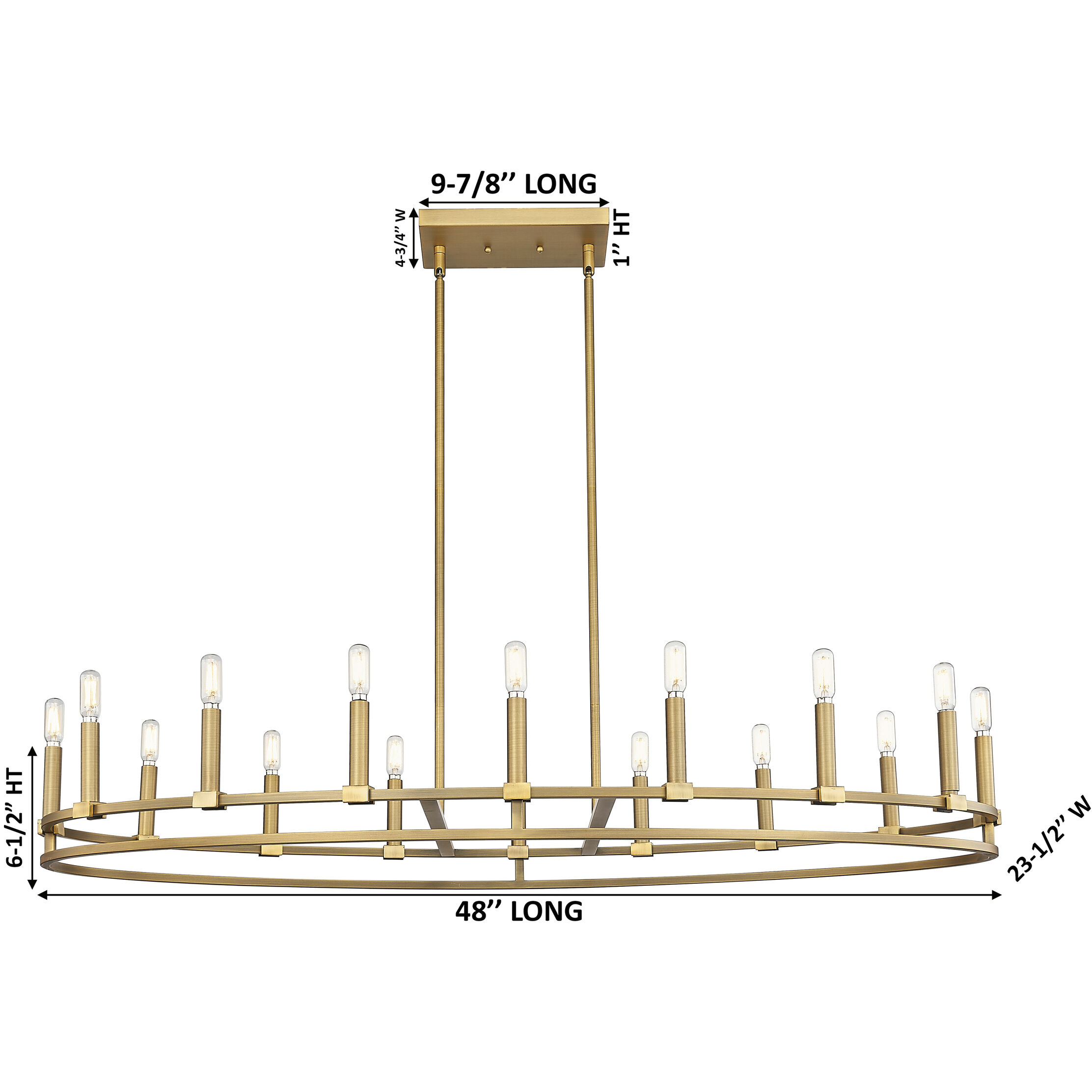 Downtown Urban Lexington 16 Light 48 inch Satin Nickel Statement Chandelier Ceiling Light