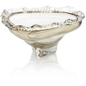 Handblown Glass 12.5 X 7 inch Bowl