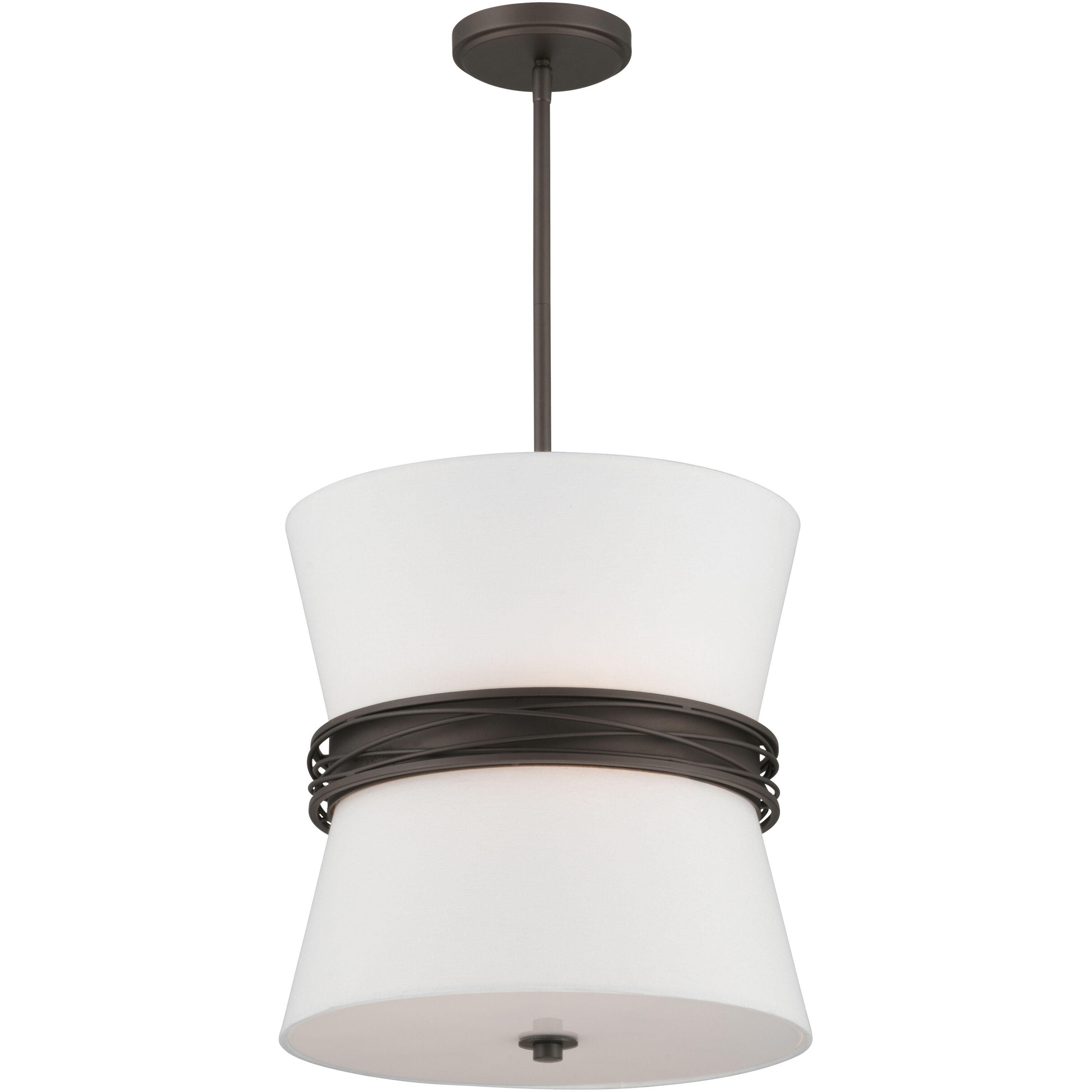 Dalvor 3 Light 14 inch Dark Bronze Pendant Ceiling Light