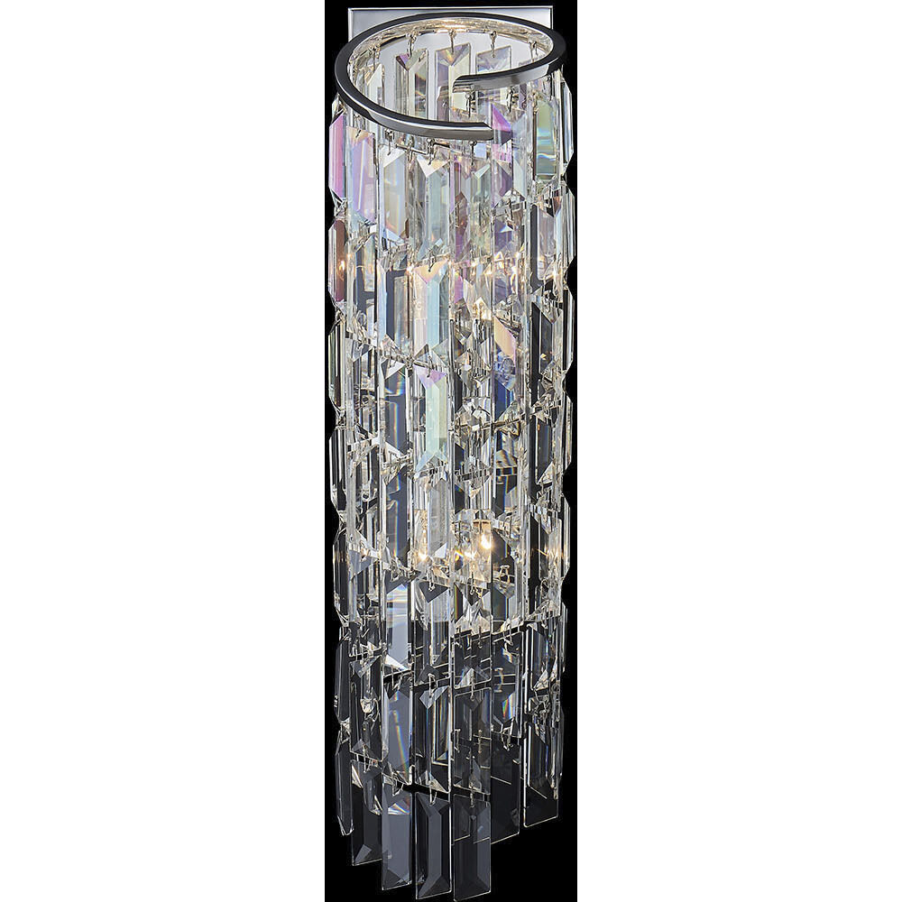 Vortice Wall Sconce Wall Light in Polished Silver