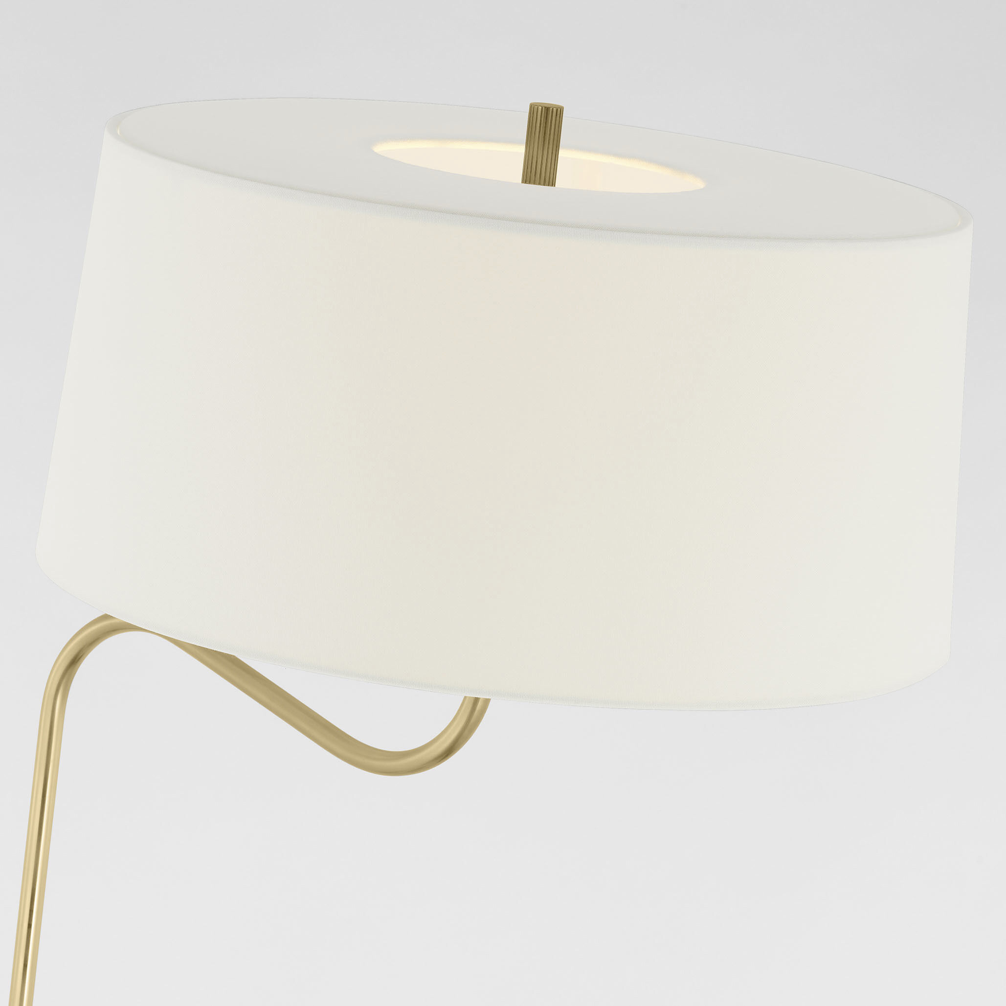 Thomas O'Brien Canto 49.75 inch 15.00 watt Hand-Rubbed Antique Brass Adjustable Floor Lamp Portable Light, Large