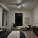 Sola 34 inch Brushed Nickel with Silver Blades Ceiling Fan