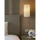 Textile Collection 1 Light 5.5 inch White ADA Wall Sconce Wall Light