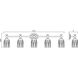 Orion 5 Light 40.25 inch Matte Black Bath Vanity Light Wall Light