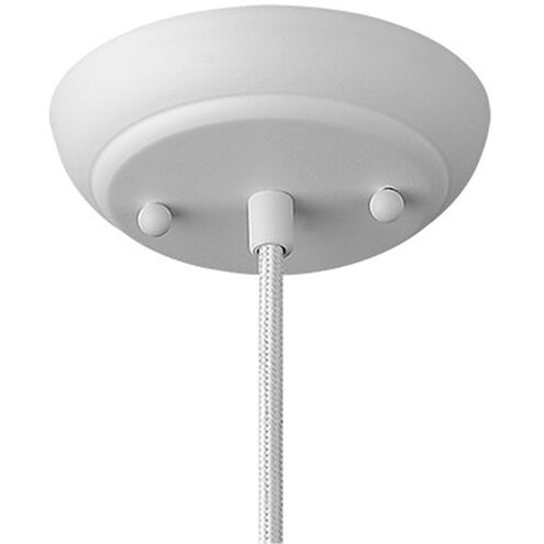 Hedron 1 Light 13 inch White Pendant Ceiling Light