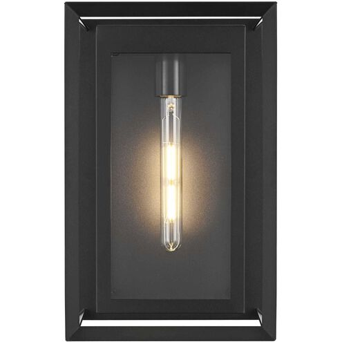 Etting 1 Light 16 inch Black Outdoor Wall Sconce
