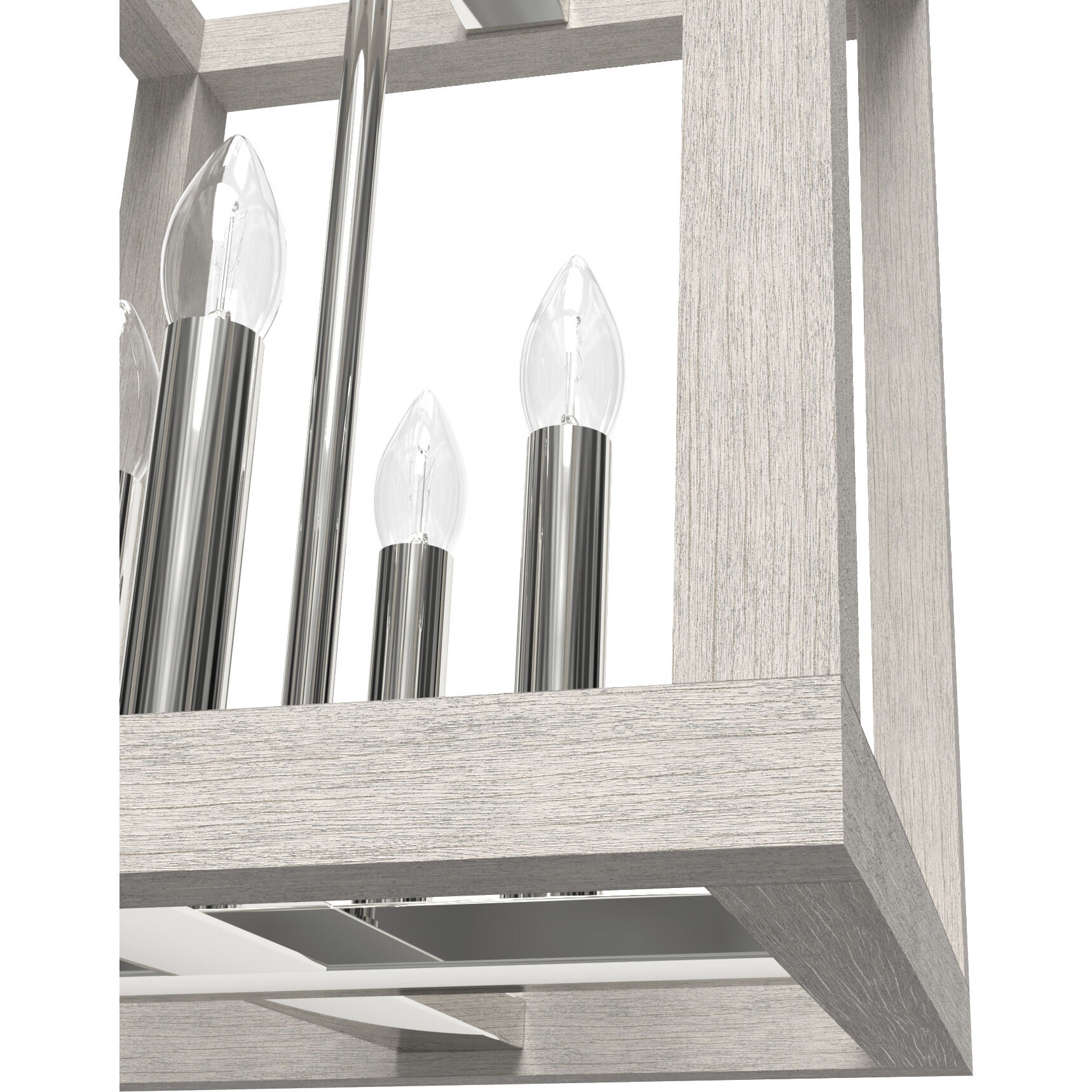 Squire Manor 4 Light 12 inch Distressed White Pendant Ceiling Light