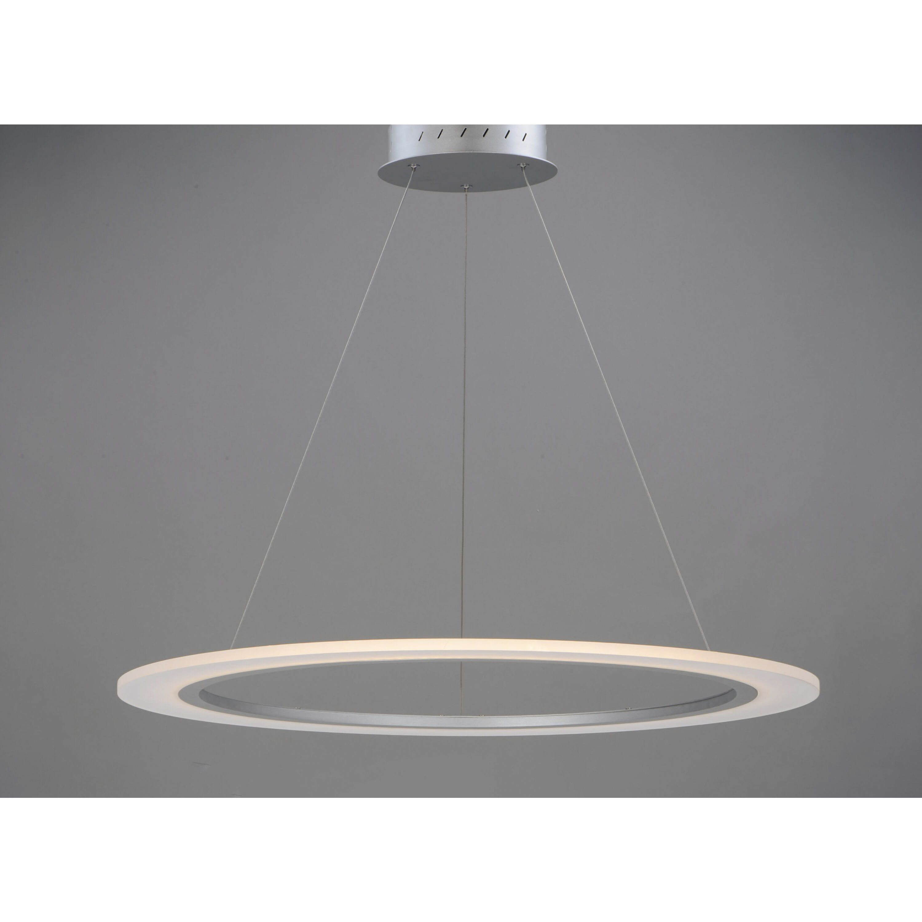 Saturn II LED LED 31.5 inch Matte Silver Entry Foyer Pendant Ceiling Light