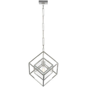 Kelly Wearstler Cubed LED 14.5 inch Polished Nickel Pendant Ceiling Light, Medium