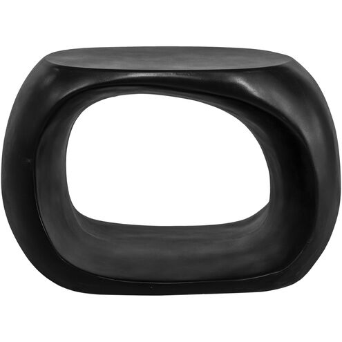 Albers 18 inch Black Outdoor Stool