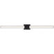 Kiel 2 Light 4.25 inch Midnight Black Bath Vanity Wall Light