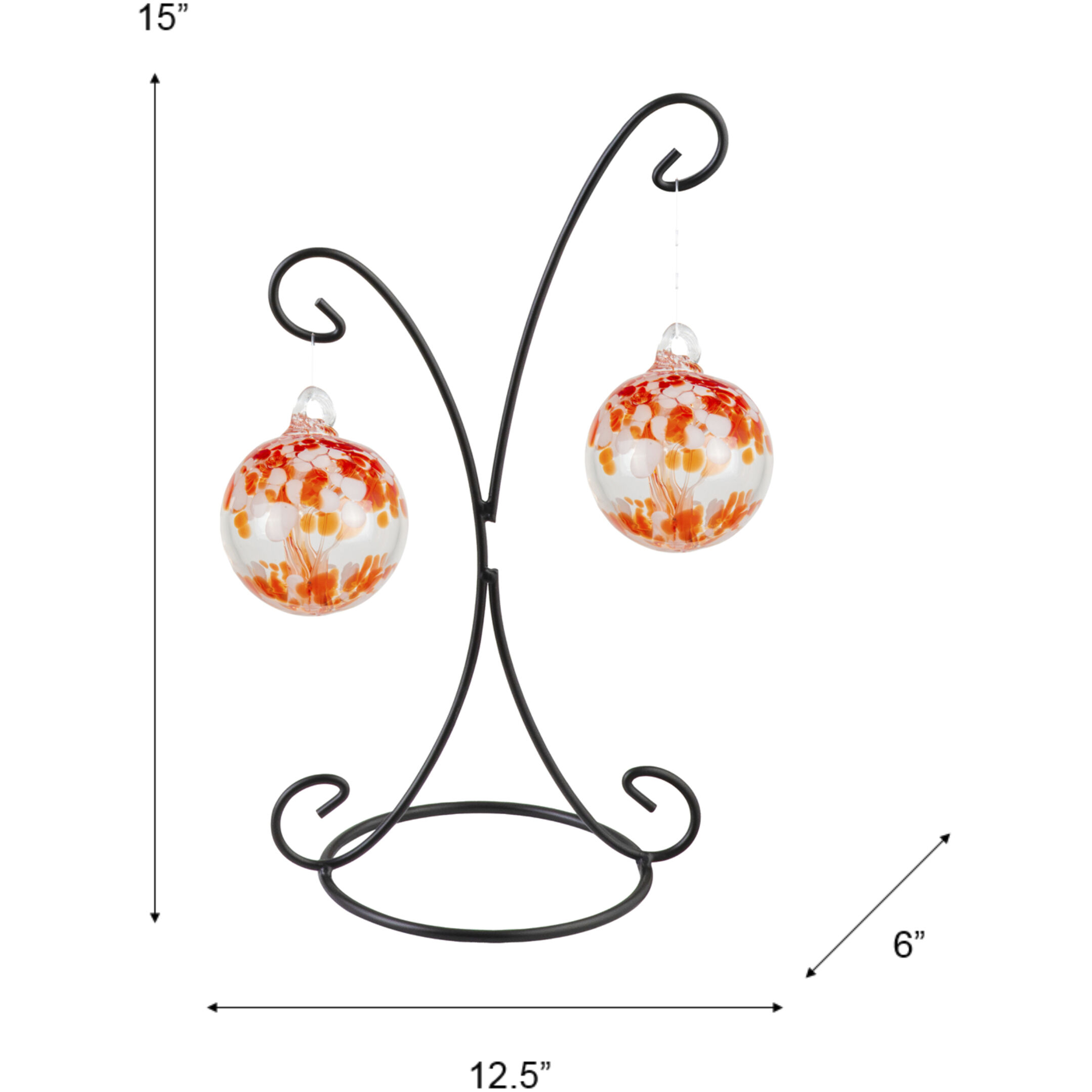 Tree Of Life Multi-color Art Glass Orb