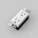 Outlet 125 White Module, Duplex