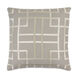 Tate 20 X 20 inch Light Gray and Beige Throw Pillow