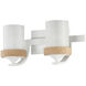Chatham 2 Light 16 inch Natural White Bath Vanity Light Wall Light