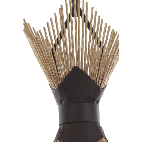 Aristocrat 2 Light 8 inch Dark Bronze and French Gold Mini Pendant Ceiling Light