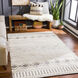 Santa Barbara 90 X 60 inch Cream Rug in 5 x 8, Rectangle