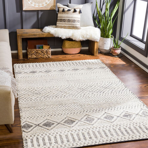 Santa Barbara 60 X 36 inch Cream Rug in 3 x 5, Rectangle
