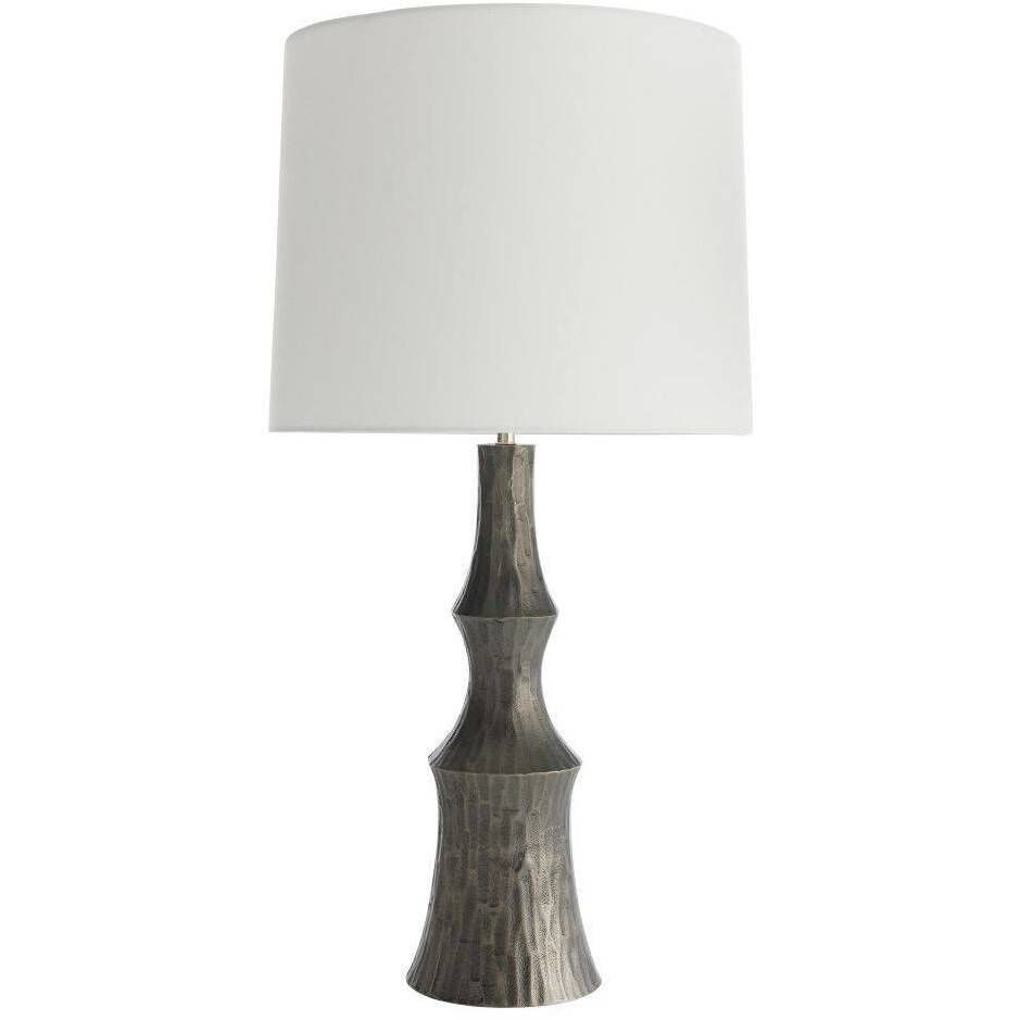 Grainger 30 inch 150.00 watt Graphite and Polished Nickel Lamp Portable Light