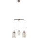 Neighborhood Trystan 3 Light 22 inch Brushed Polished Nickel Chandelier Ceiling Light